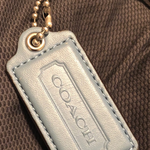 Coach signature stripe shoulder hobo bag - Picture 4 of 6